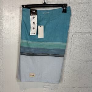 Hurley Phantom Naturals Weekender 20" Boardshorts Tahitian Teal 33 $60